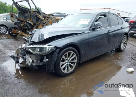 2018 BMW 320I xDrive из США, поврежденный, VIN WBA8A3C57JA505342